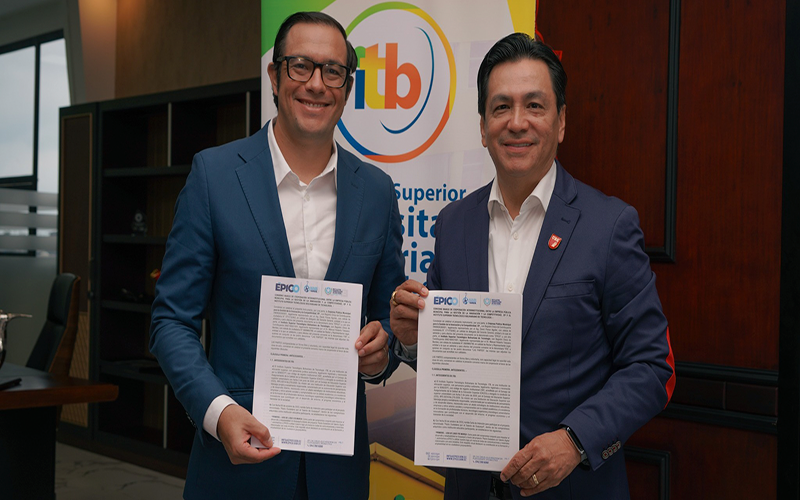 ITB y ÉPICO firman Acuerdo para el Desarrollo Tecnológico de Guayaquil. 