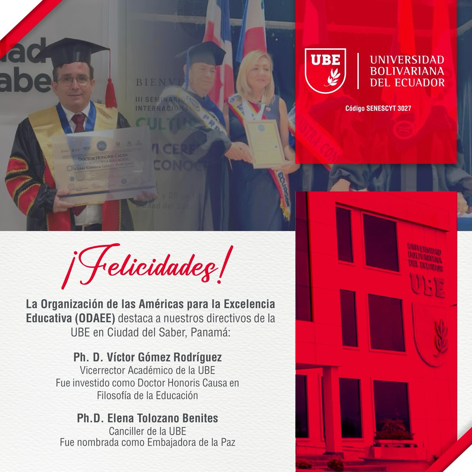 ¡Celebramos los logros de nuestros destacados líderes de la UBE en Panamá!