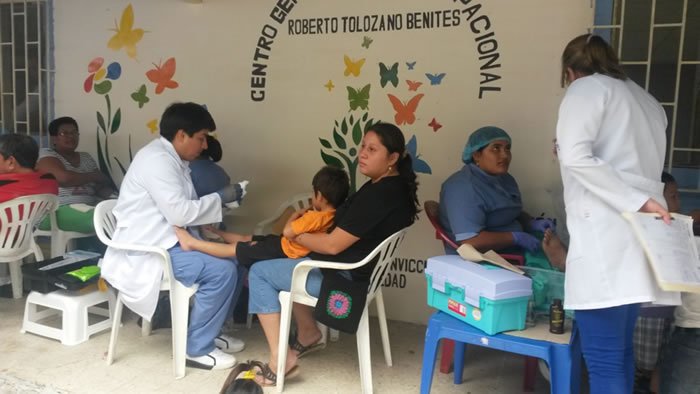 BRIGADA MÉDICA EN EL CANTÓN MARCELINO MARIDUEÑA