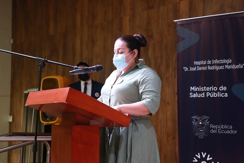 Celebración por la conmemoración de los 76 años de vida institucional del Hospital de Infectología Dr. José Daniel Rodríguez Maridueña