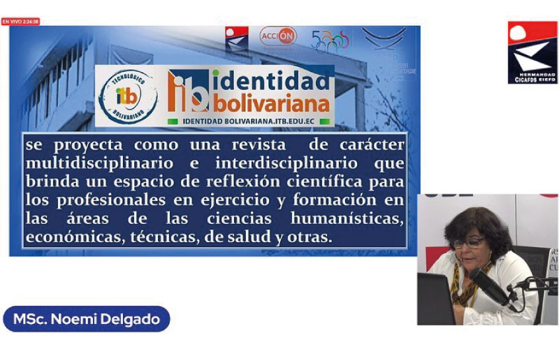 ITB presente en el Primer Webinar Internacional Publicaciones 2022