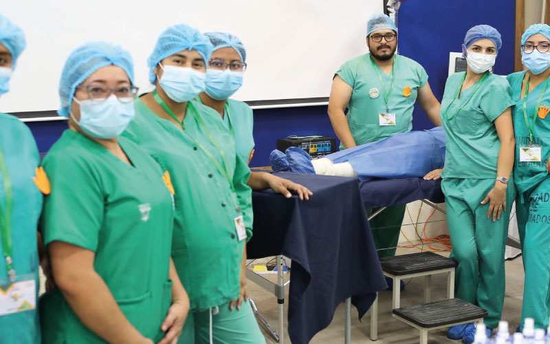 La Facultad de Salud y Servicios Sociales llevó a cabo la 1era Casa Abierta del Lavado de Manos donde participaron los estudiantes de las diferentes