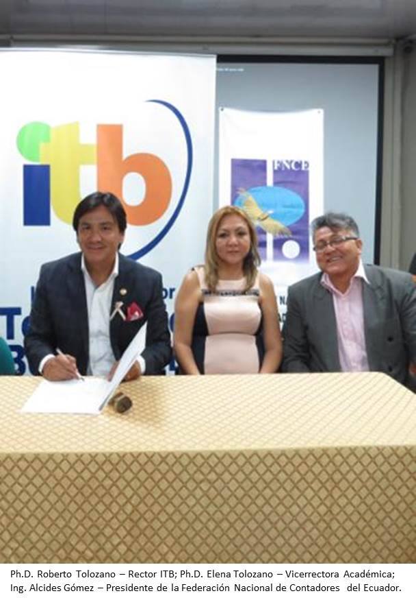 Convenio de Cooperación Interinstitucional con la Federación Nacional de Contadores del Ecuador (FNCE)
