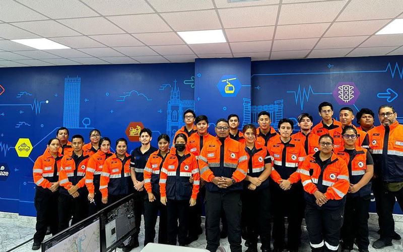 Visita técnica en la Corporación para la Seguridad Ciudadana de Guayaquil