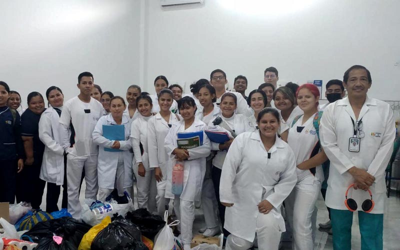 Estudiantes de ITB se solidarizan con las personas afectadas por los deslizamientos en Alausí