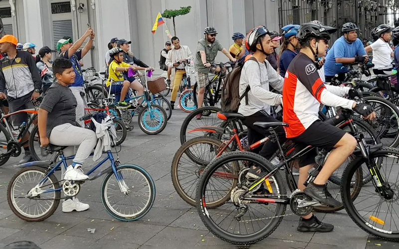 La Ciclo ruta de la Fe que se llevó a cabo hoy