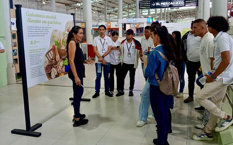 Estudiantes de Gastronomía visitan Portoviejo para conocer su cultura Culinaria