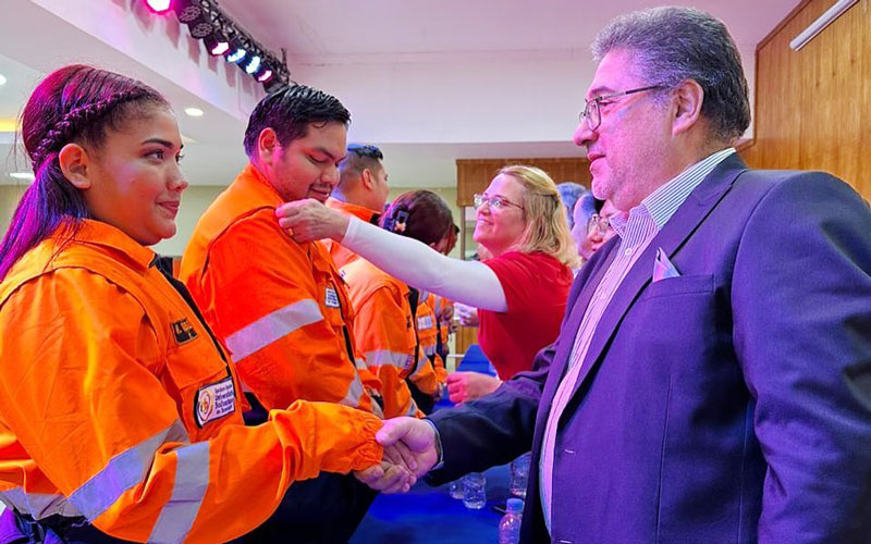Estudiantes de emergencias médicas recibieron importante distinción