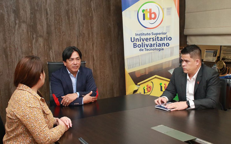 Alcaldesa de Balao y Rector del ITB se reúnen para establecer propuesta de convenio de cooperación interinstitucional