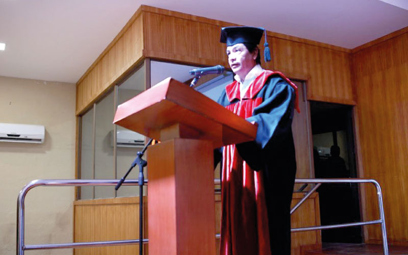 Ceremonia de graduación de los nuevos profesionales del Ecuador