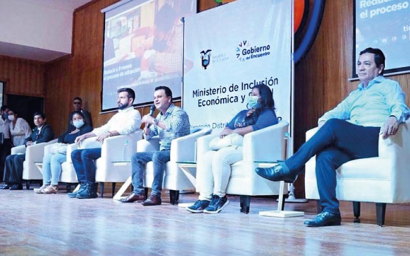 Visita del Ministro de Inclusión Económica y Social (MIES)