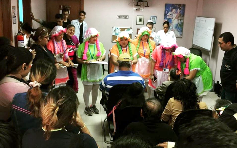 Prácticas de estudiantes de la carrera Tecnología Superior en Atención Integral a Adultos Mayores