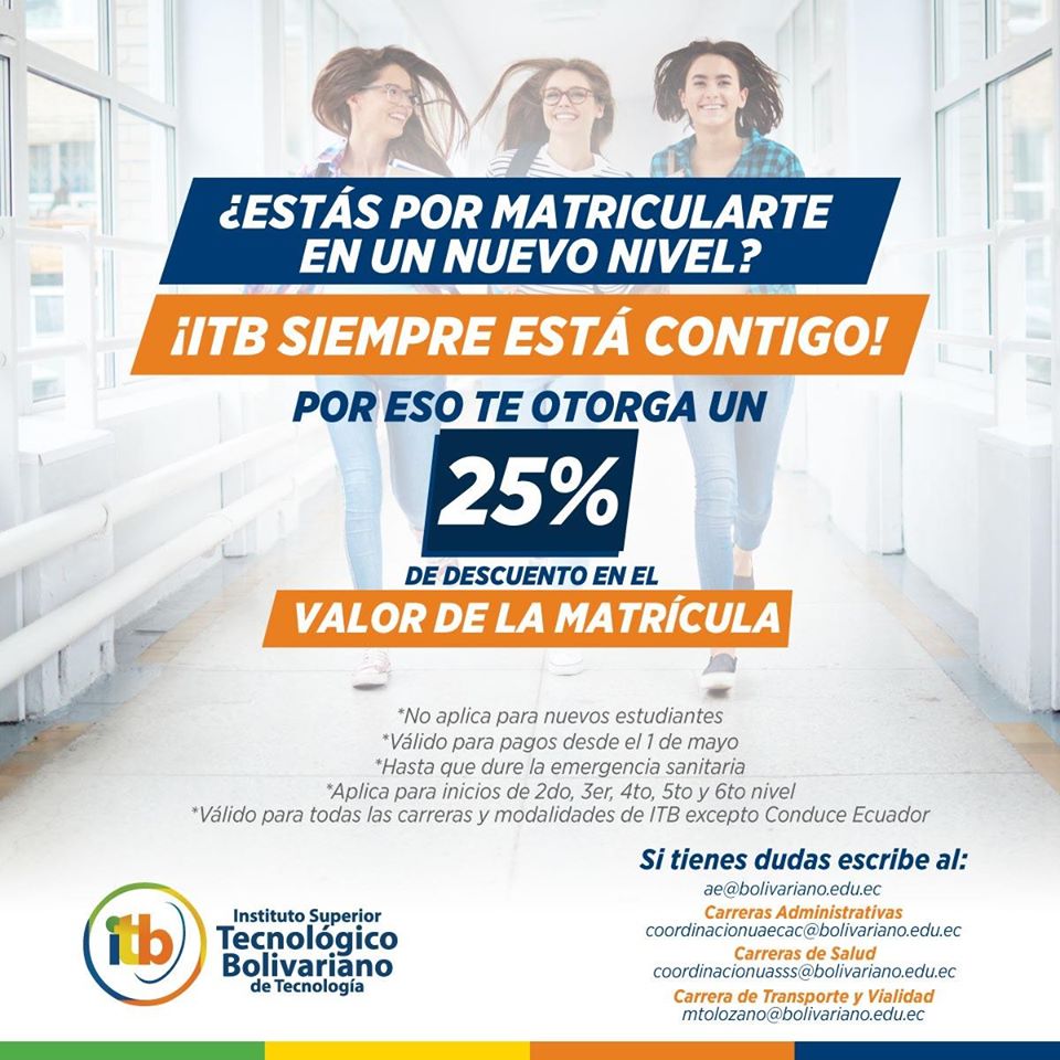 ¿ESTÁS POR MATRICULARTE A UN NUEVO NIVEL?