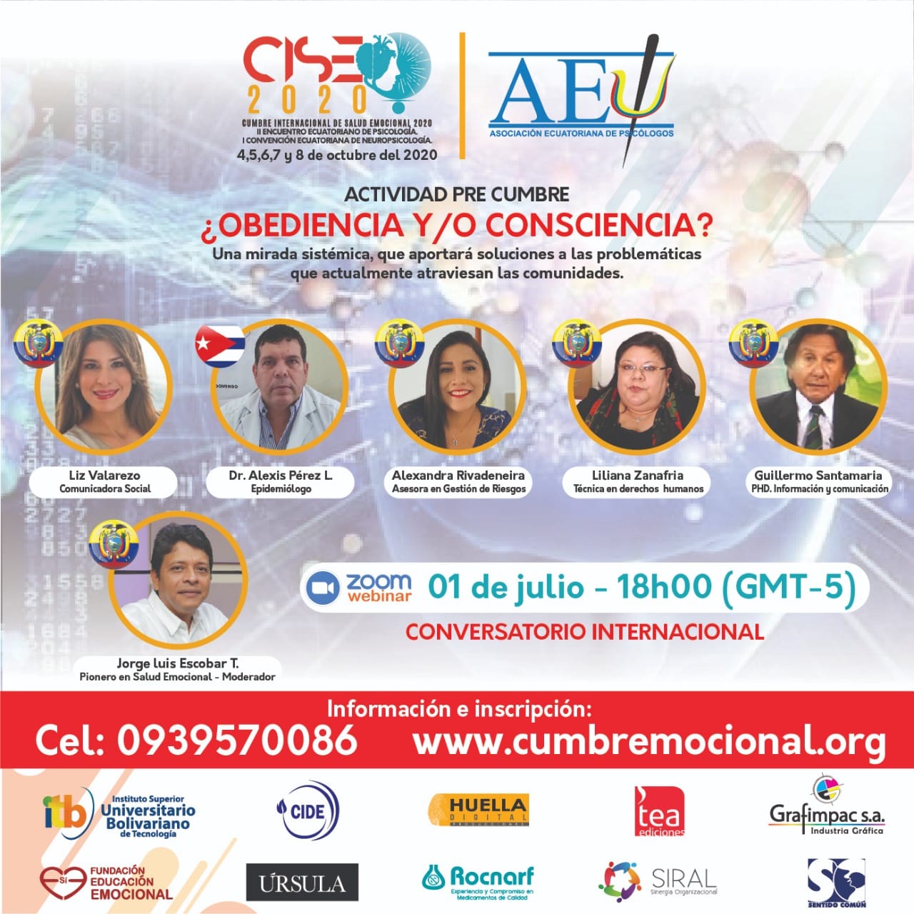 Conversatorio Internacional : OBEDIENCIA Y/O CONSCIENCIA