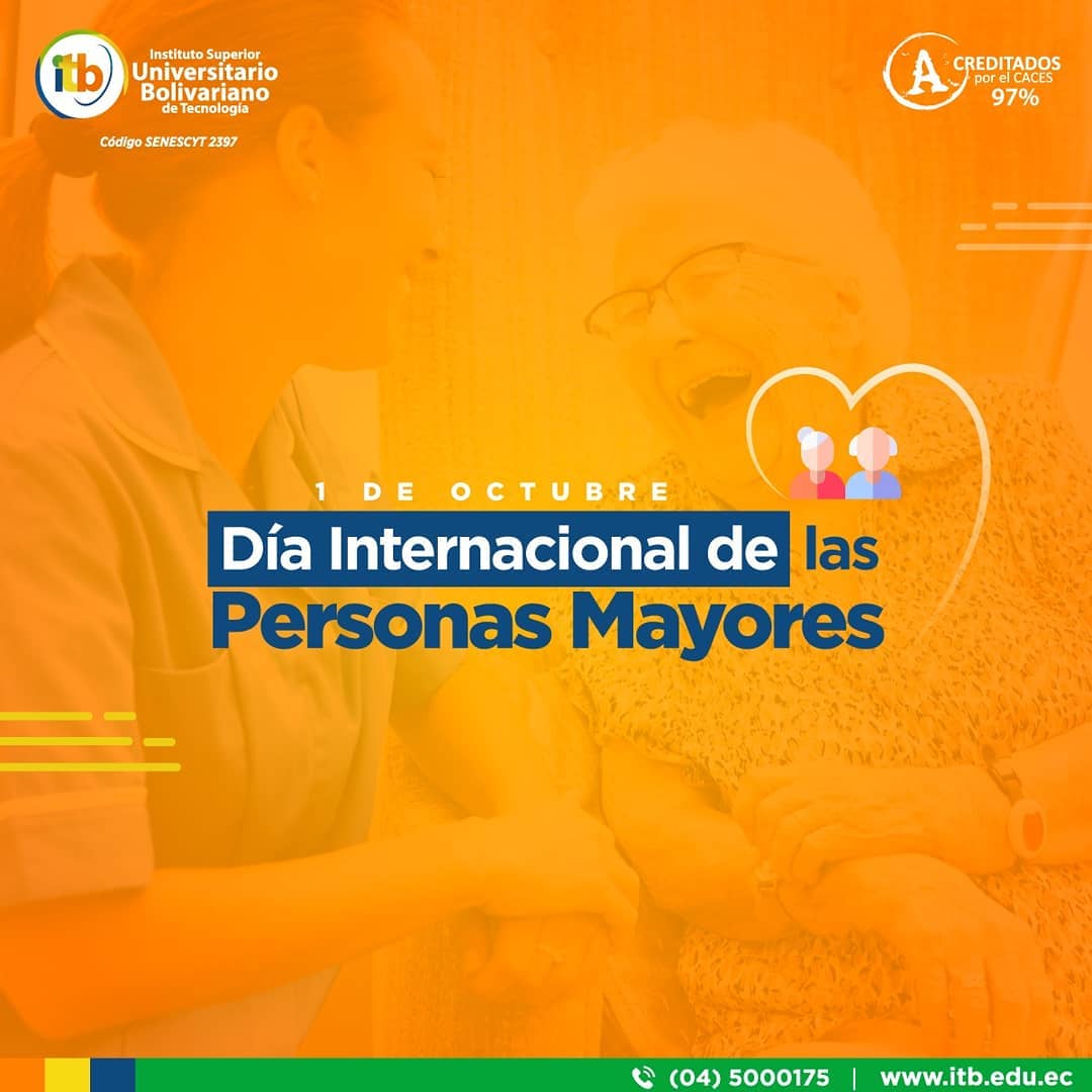 01 de Octubre Día internacional de las Personas Mayores