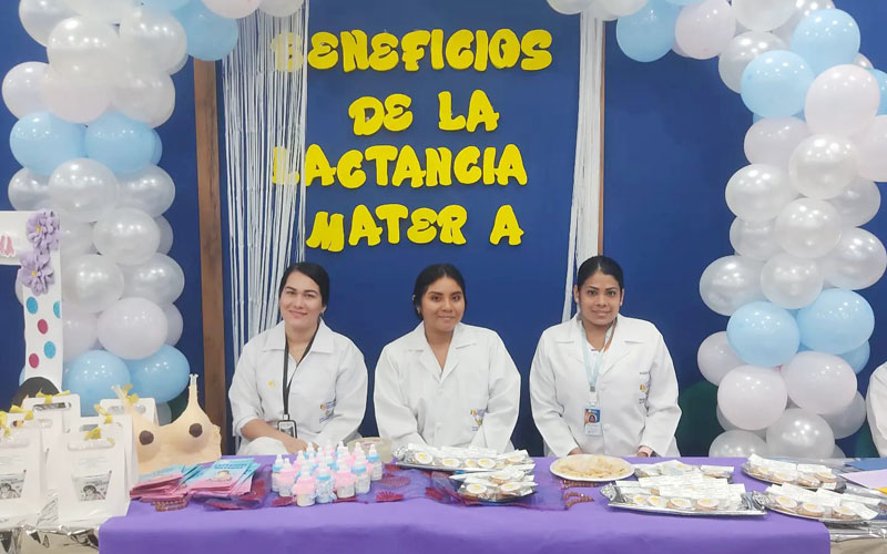 Todo un éxito fue el conversatorio de la Semana Mundial de la Lactancia Materna