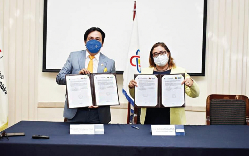 Instituto Superior Universitario Bolivariano de Tecnología, firmó un convenio con el Instituto Nacional de Investigación en Salud Pública