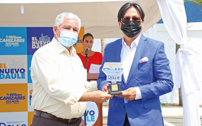 El Instituto Superior Universitario Bolivariano (ITB) fue parte de la Inauguración del Complejo de Tránsito y Movilidad de Daule