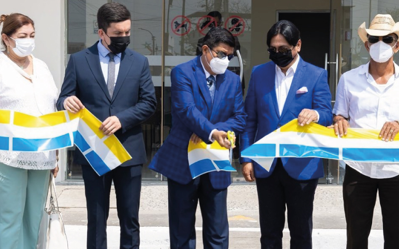 El Instituto Superior Universitario Bolivariano (ITB) fue parte de la Inauguración del Complejo de Tránsito y Movilidad de Daule