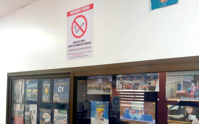 ITB, una institución libre de tabaco. 