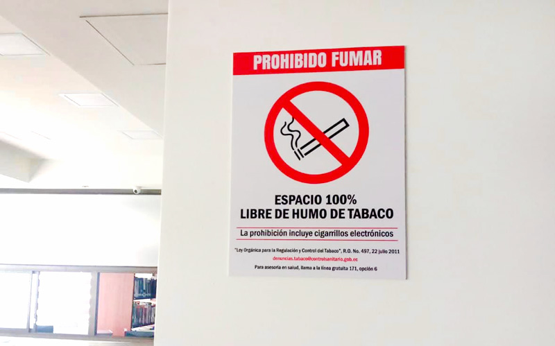 ITB, una institución libre de tabaco. 