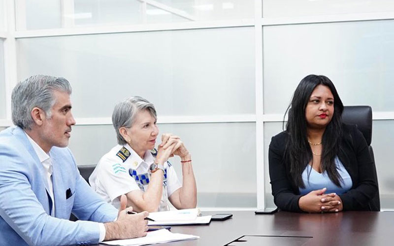  Directivos del Instituto Superior Universitario Bolivariano de Tecnología (ITB) tuvieron un encuentro con las autoridades de la ATM 