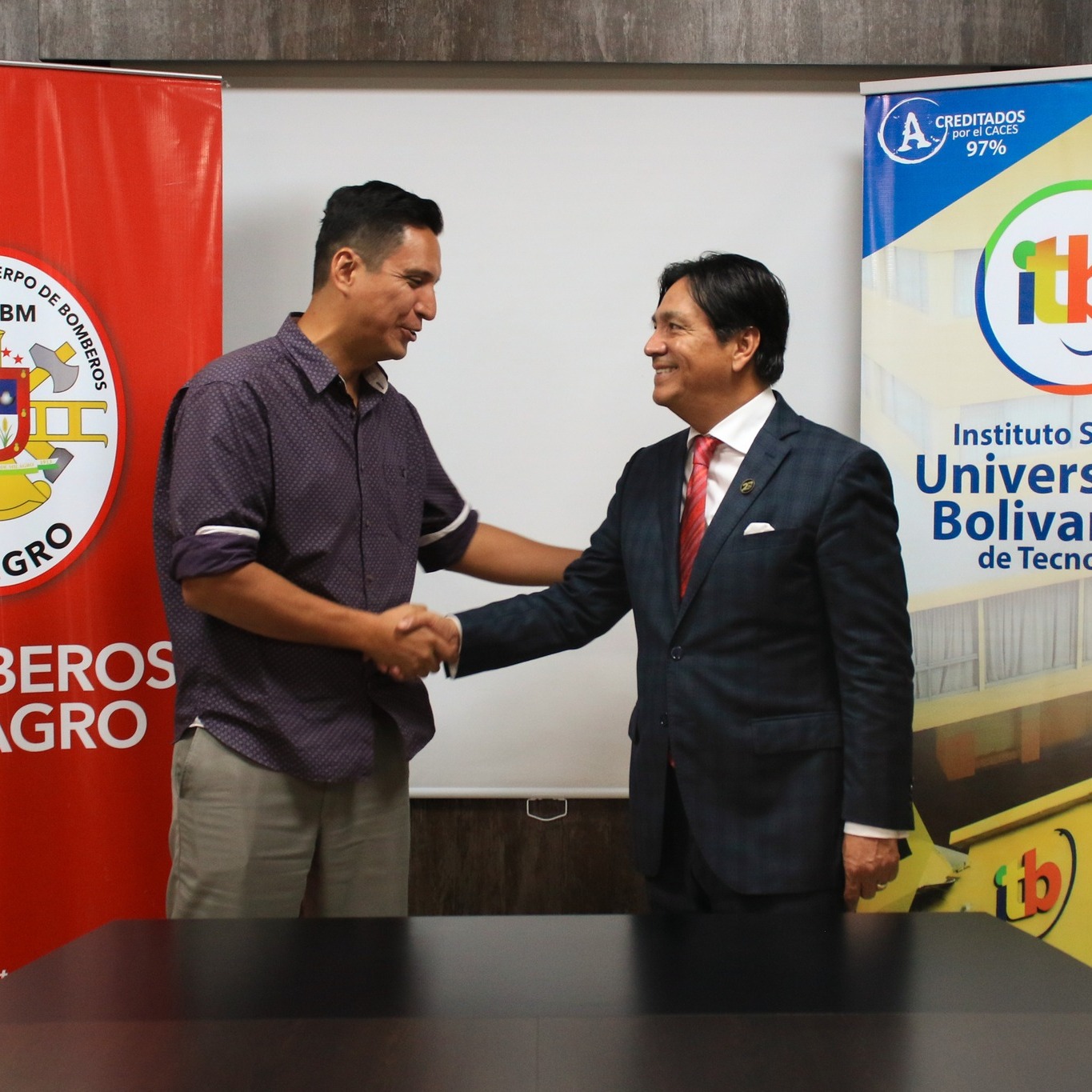 Convenio de cooperación con Cuerpo de Bomberos de Milagro.