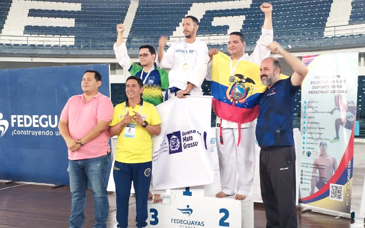 Estudiante del ITB obtiene 2 medallas en los Segundos Juegos Sudamericanos para sordos.