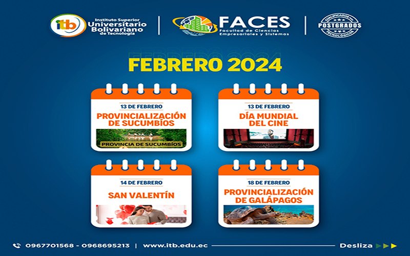  ¡Explora las efemérides que conmemoramos este mes de febrero