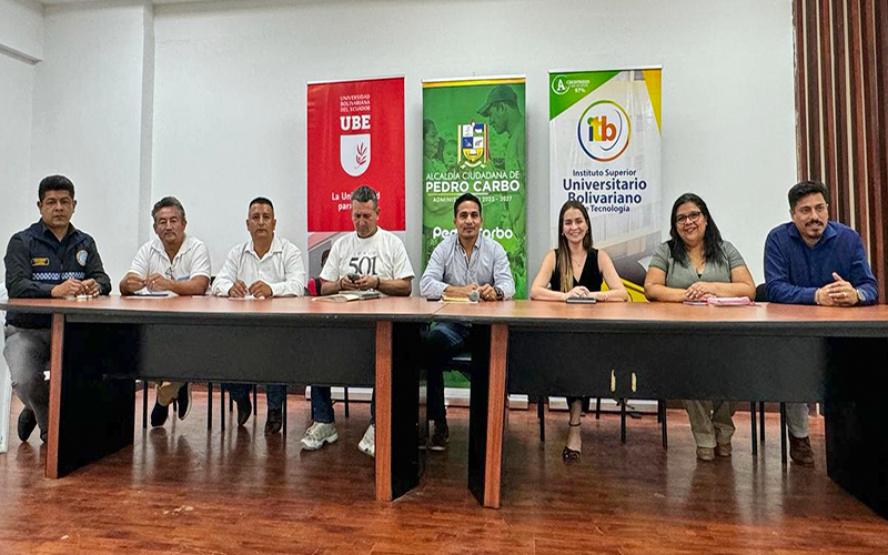 Conduce Ecuador - ITB y Alcaldía de Pedro Carbo se reúnen para alianza estratégica 