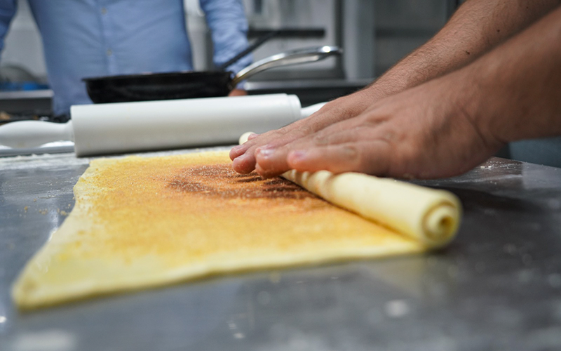 Estudiantes de Gastronomía participan en Taller de Masa de Hojaldre