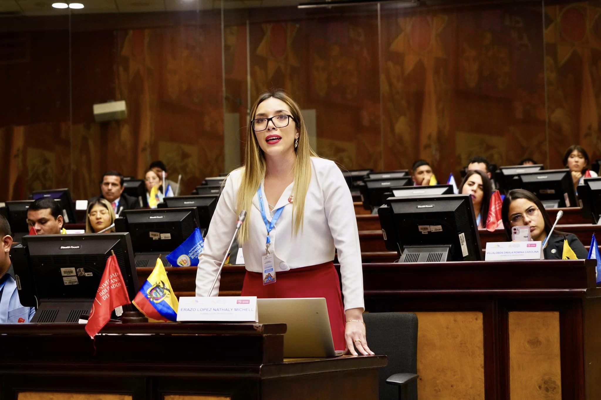 Simulación en la Asamblea Nacional
