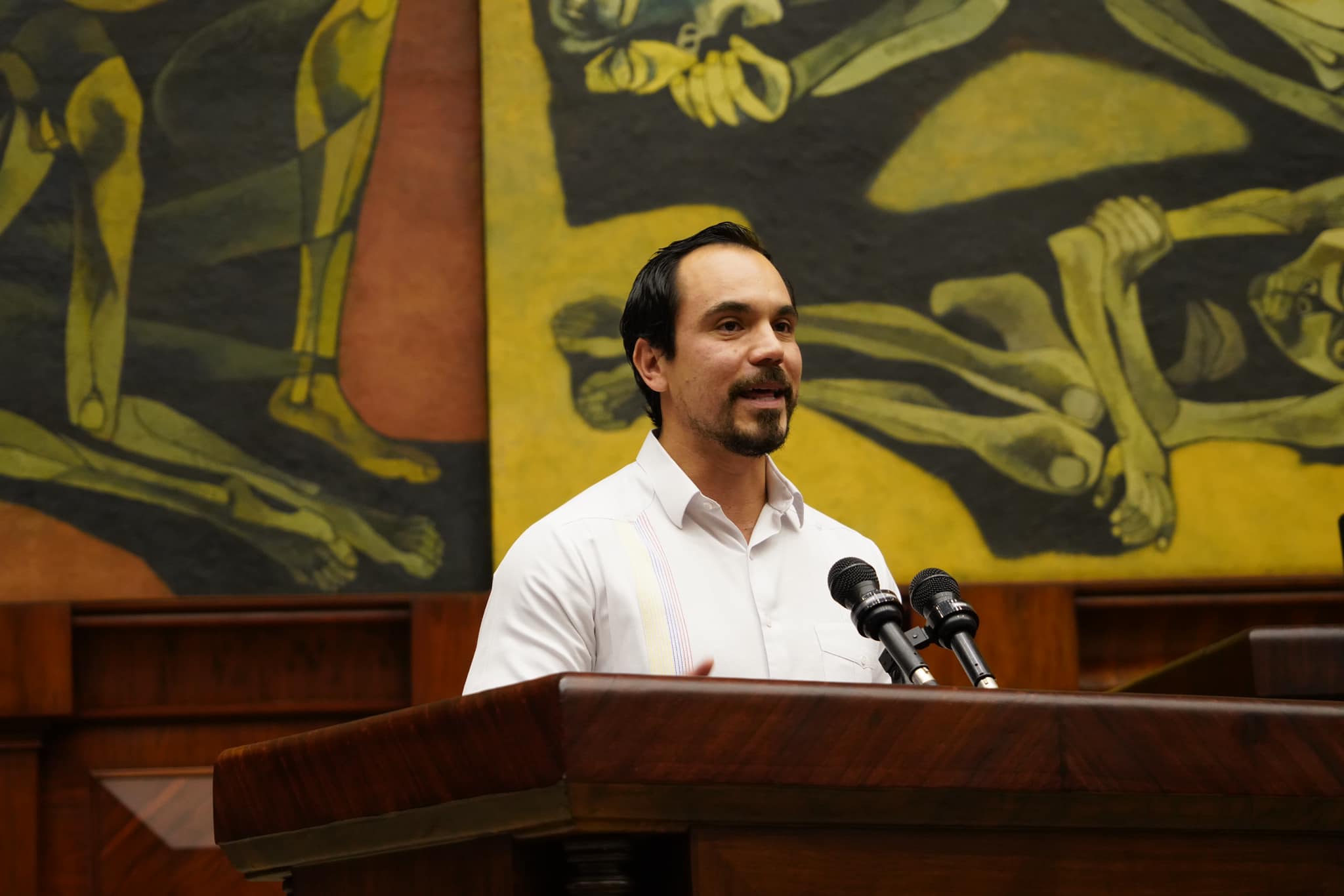 Simulación en la Asamblea Nacional