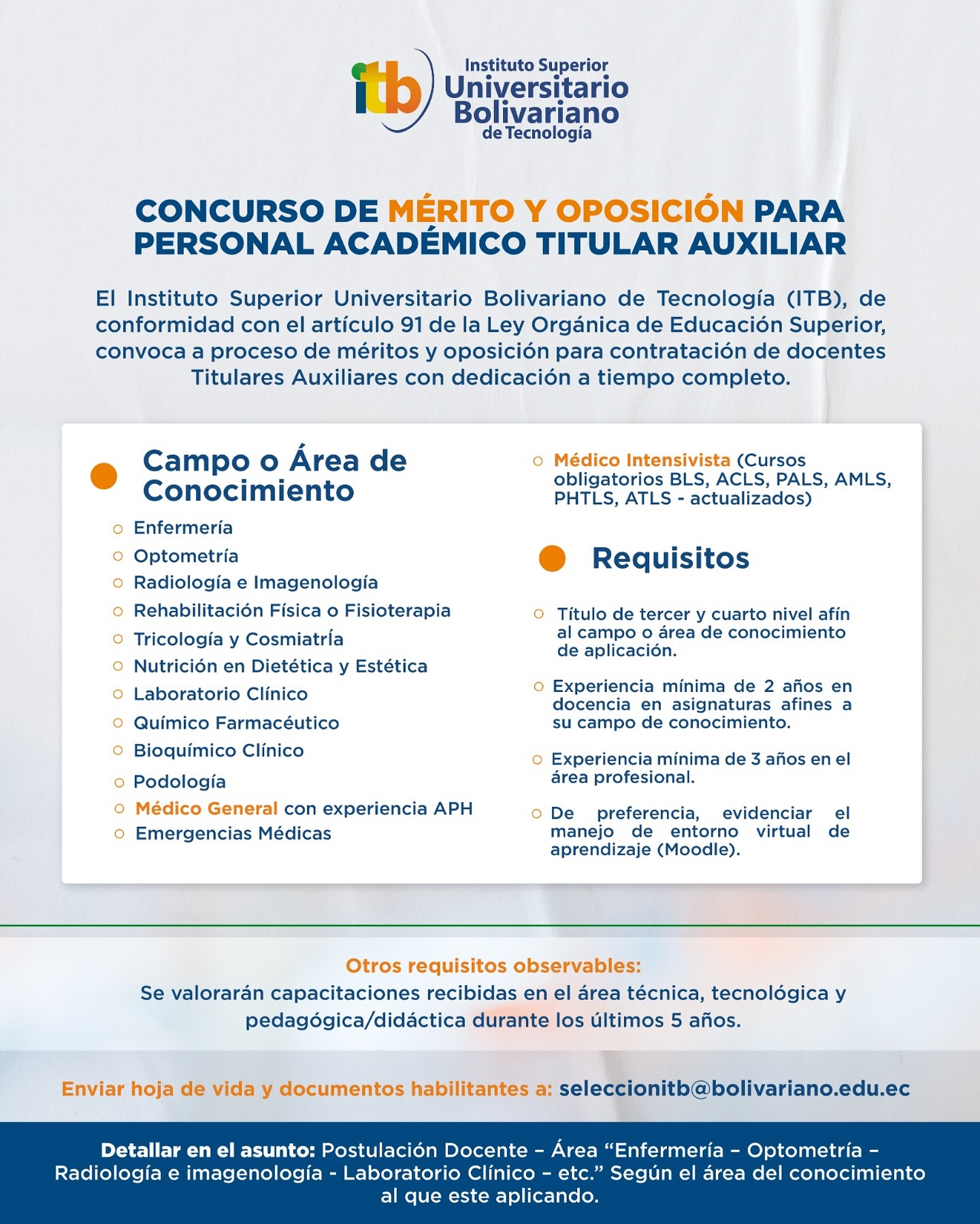 ¡Académicos y profesionales apasionados por la educación, este es tu momento!