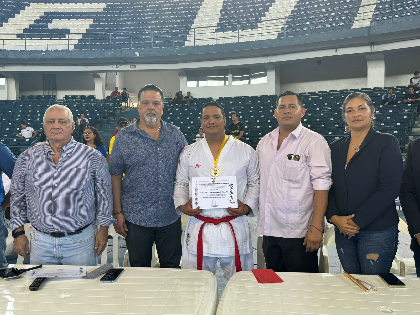 Estudiante del ITB galardonado como mejor deportista en modalidad kata de Karate
