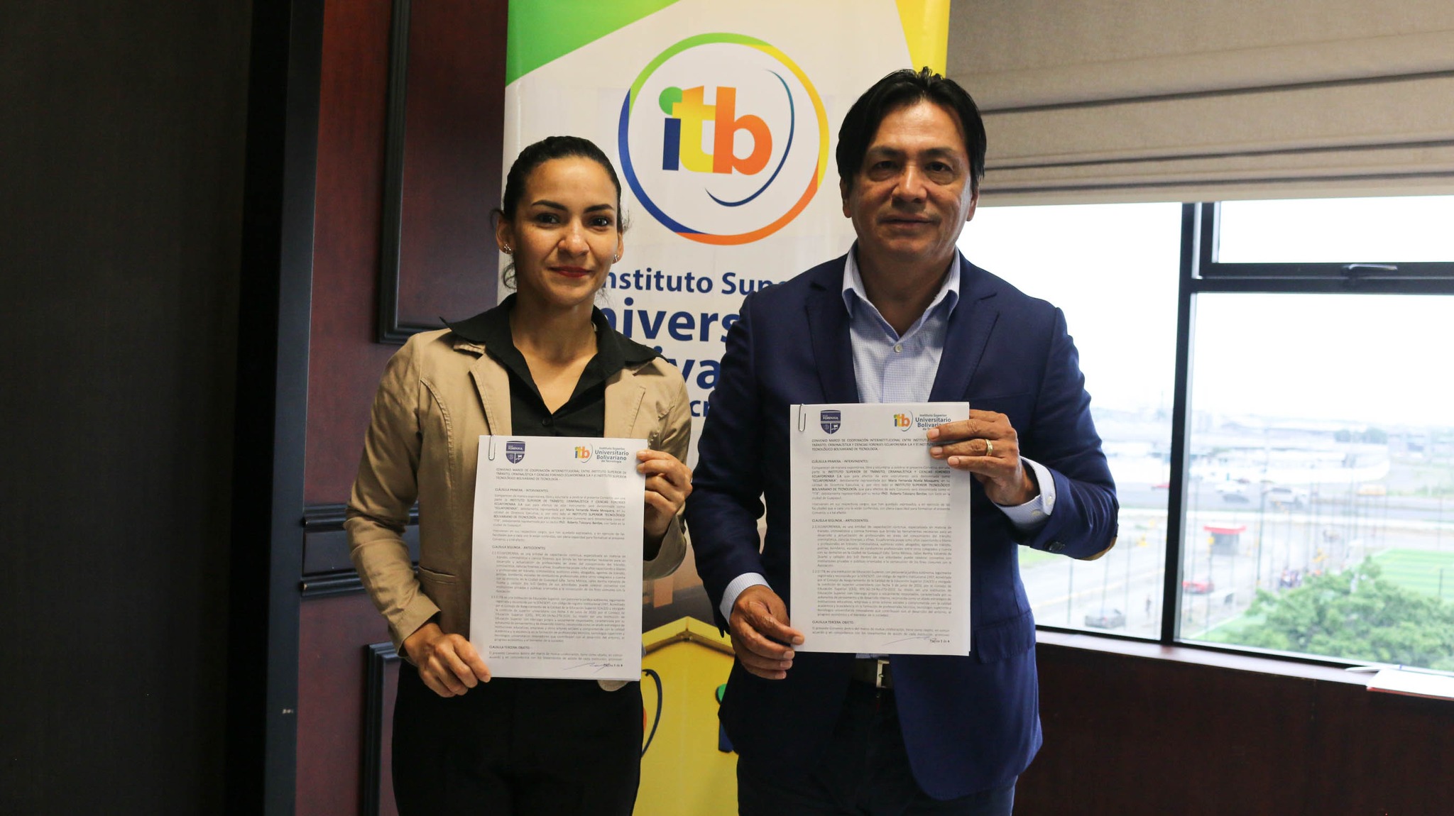 Instituto Superior de Tránsito, Criminalística y Ciencias Forenses suscribe convenio con el ITB.