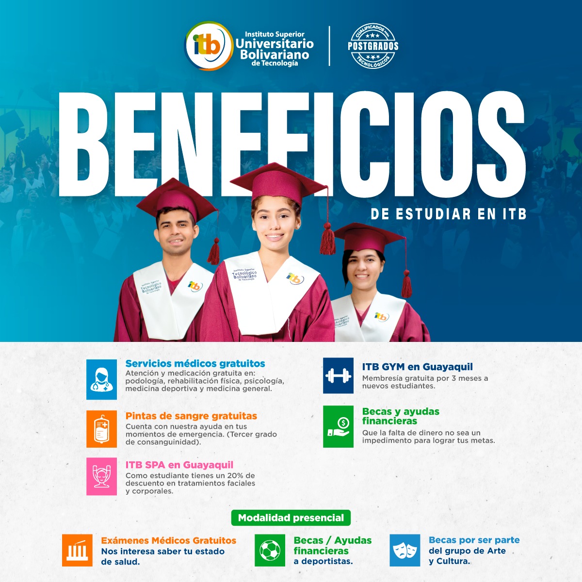 Conoce los beneficios de estudiar en ITB