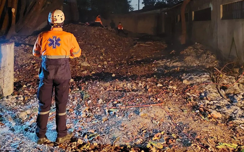 Los estudiantes de Emergencias Médicas del grupo #MEMPN01 demostraron sus habilidades en prácticas de Rescate en Estructuras Colapsadas.