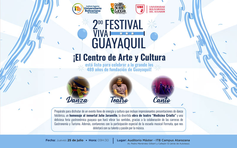 ¡No te pierdas el 2º Festival Viva Guayaquil! 