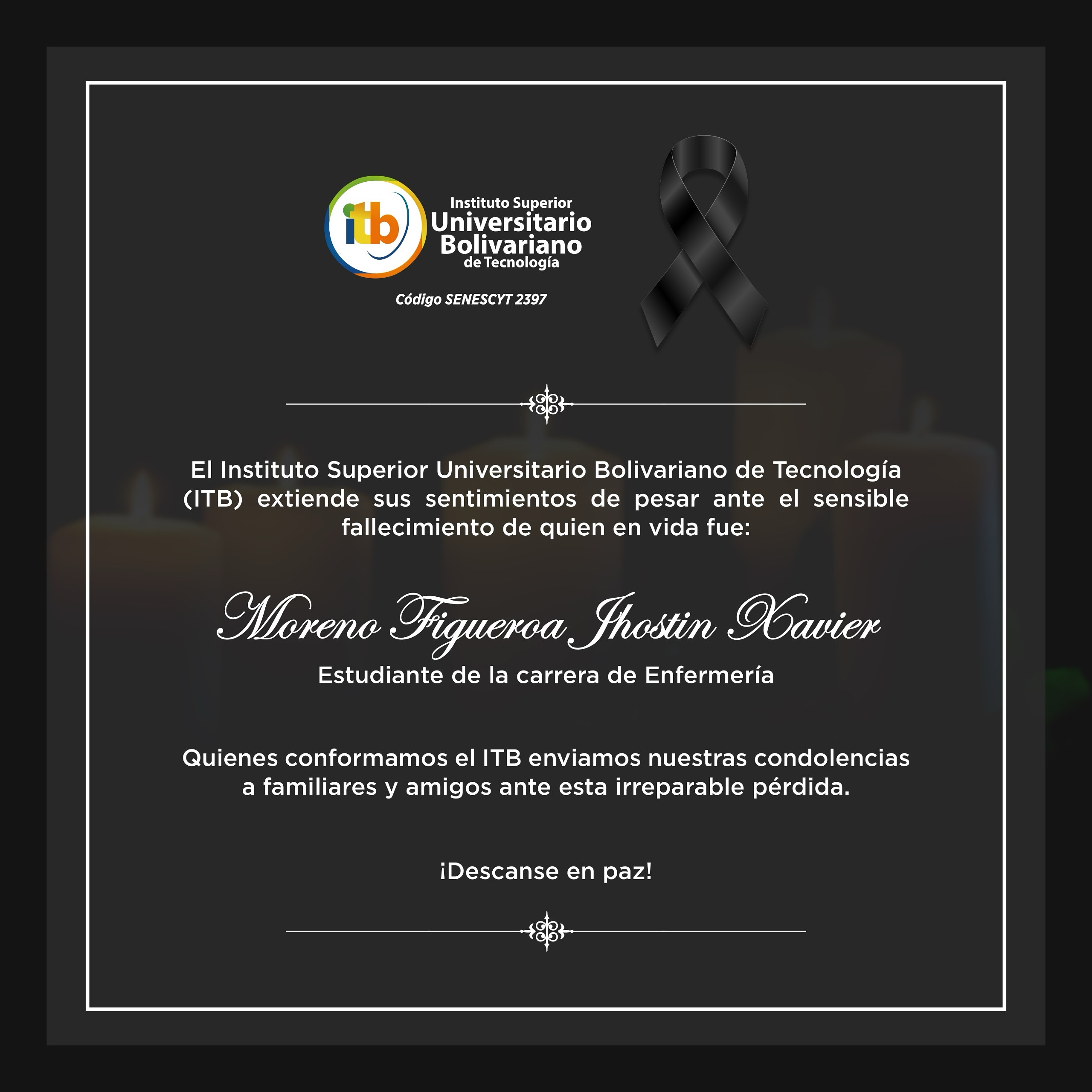  El Instituto Superior Universitario Bolivariano de Tecnología