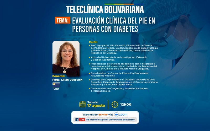 La Facultad Académica de Salud y Servicios Sociales les invita a ser parte de la TELECLÍNICA BOLIVARIANA 