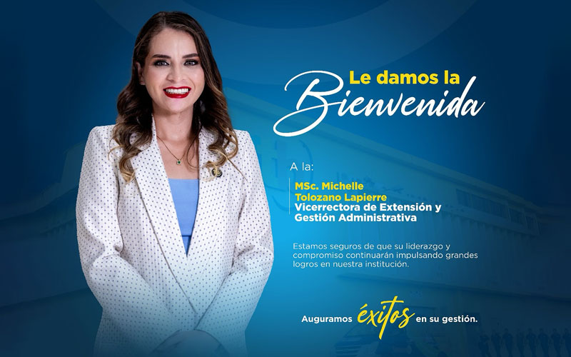 ¡Felicitamos a la MSc. Michelle Tolozano Lapierre por alcanzar una nueva meta en su carrera profesional!