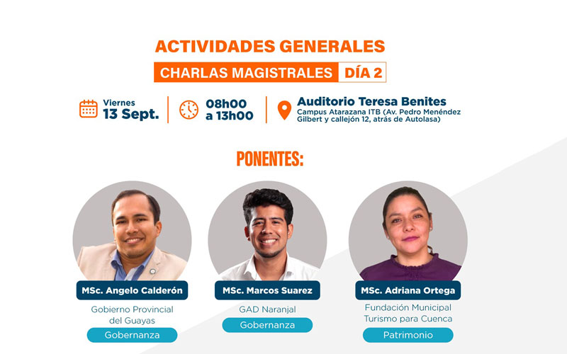 II Simposio "El turismo se activa, Turismo y Paz” Este jueves 12 y viernes 13 de septiembre tendremos grandes expositores.