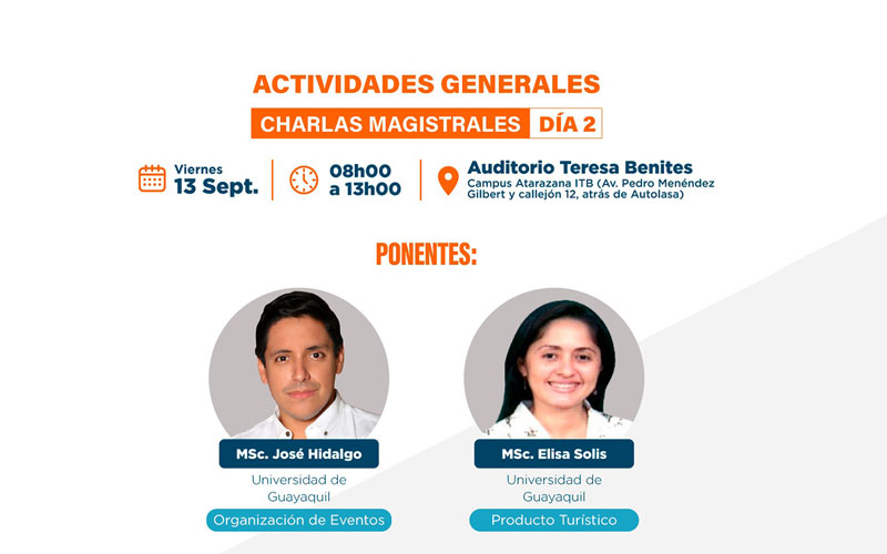 II Simposio "El turismo se activa, Turismo y Paz” Este jueves 12 y viernes 13 de septiembre tendremos grandes expositores.