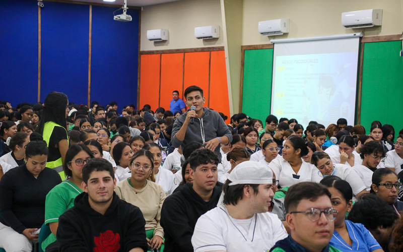 Este jueves 13 de marzo, el ITB realizo una Jornada de Capacitacion en Seguridad y Salud Ocupacional.