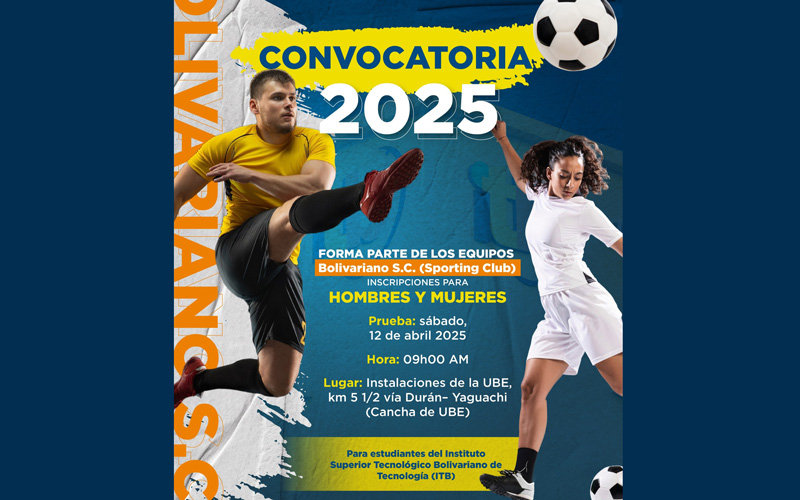 ¡Unete al equipo Bolivariano S.C.! 