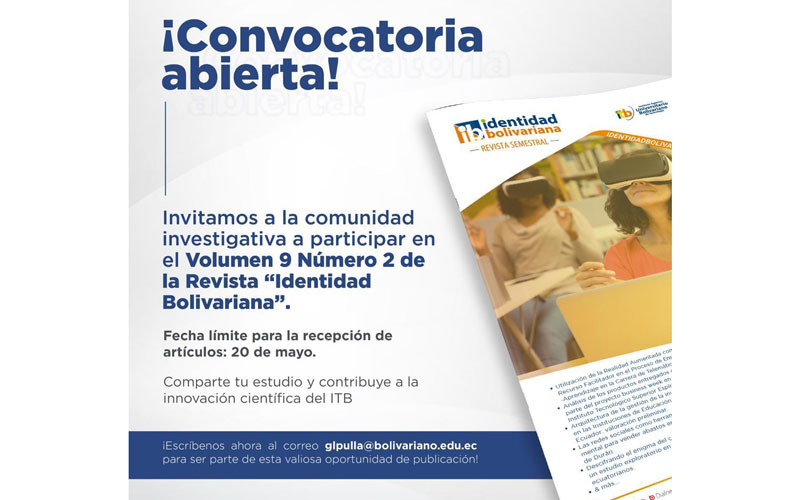 ¡Convocatoria abierta para la Revista Identidad Bolivariana!