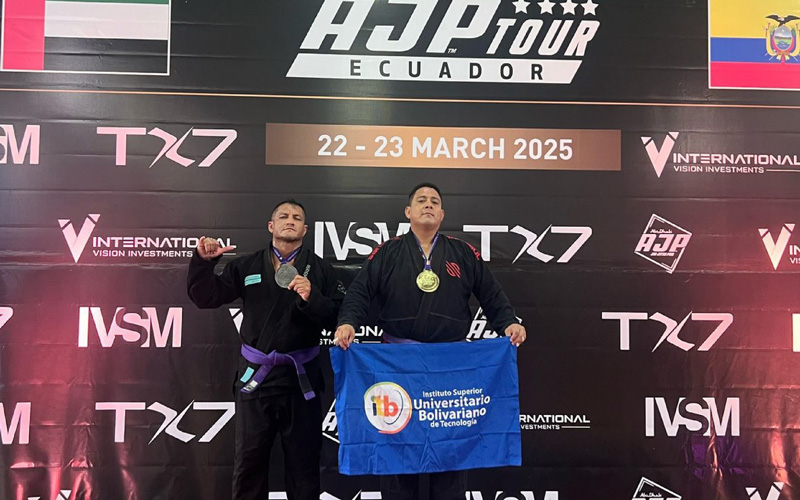 Marcelo Fernando Mármol Figueroa logro una destacada participación en el AJP Tour Ecuador National Jiu-Jitsu Championship 2024