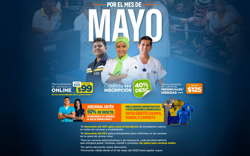 ¡PROMO IMPARABLE EN MAYO! 