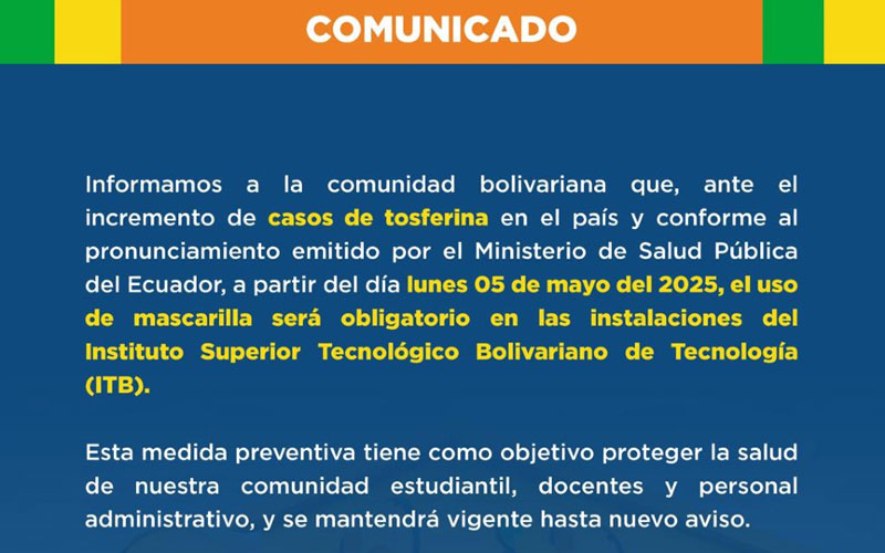 Ante el incremento de casos de tosferina en el país, hemos tomado las siguientes medidas.